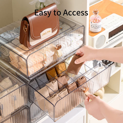 MSHOMELY dust-proof drawer cover protects delicate clothing.