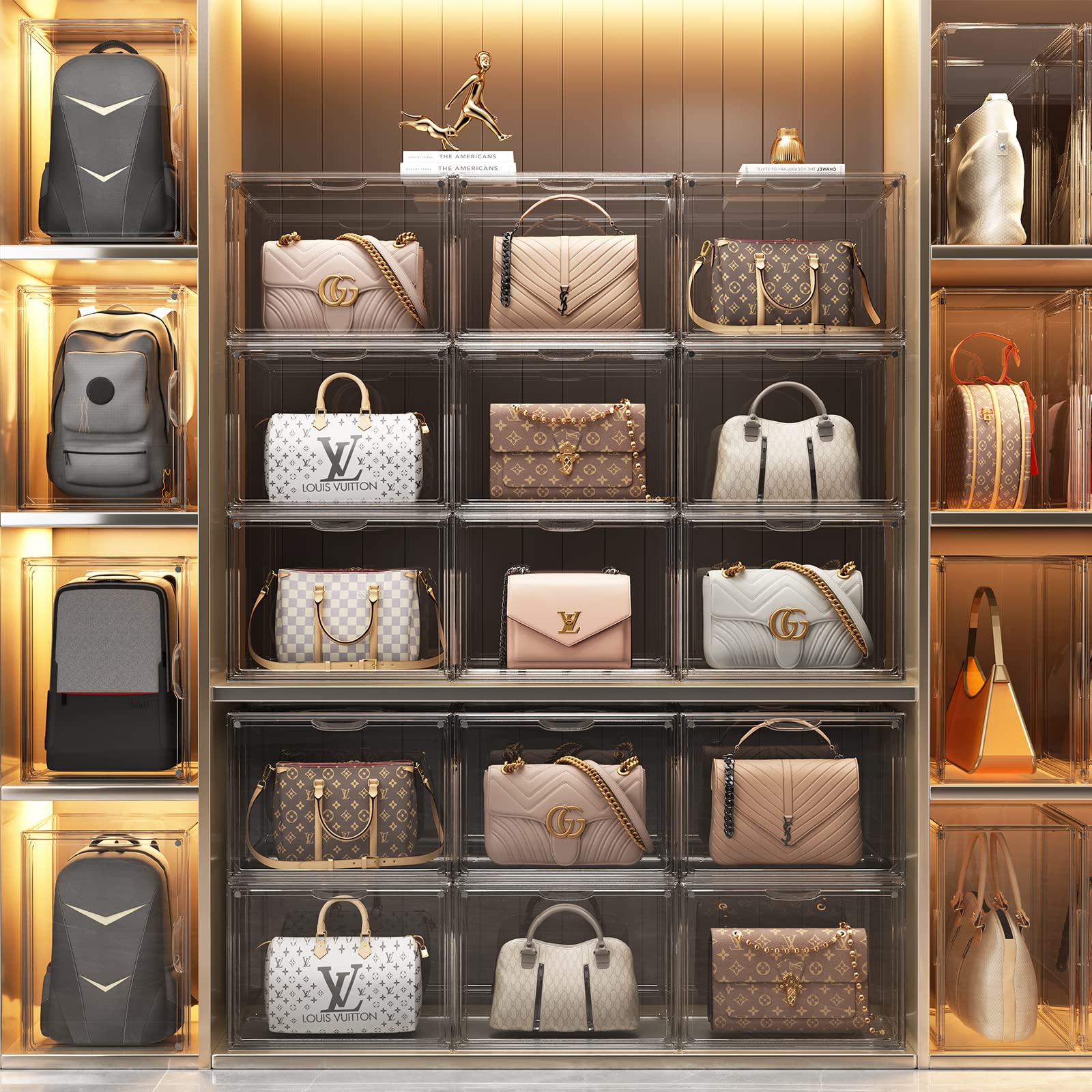MSHOMELY dustproof breathable design protects bags while preserving shine.