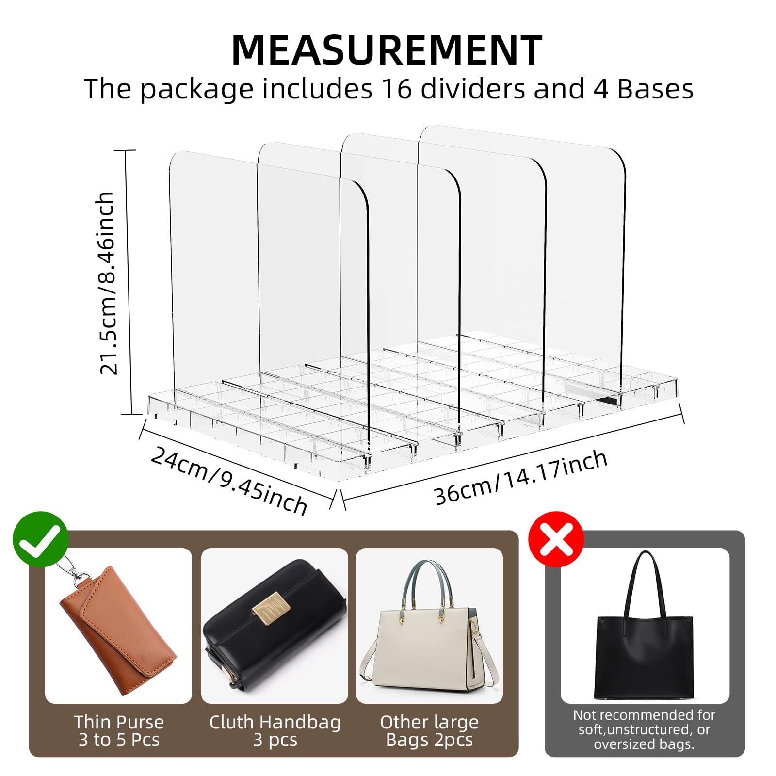MSHOMELY easy-assembly purse organizer requires no tools for quick setup