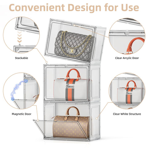 MSHOMELY purse organizer purses inside view reveals organized contents at a glance