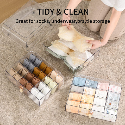 MSHOMELY stackable bra organizer keeps bras neatly separated.