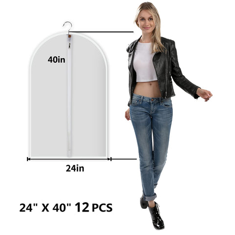MsKitchen garment bag offers full zipper for easy access.