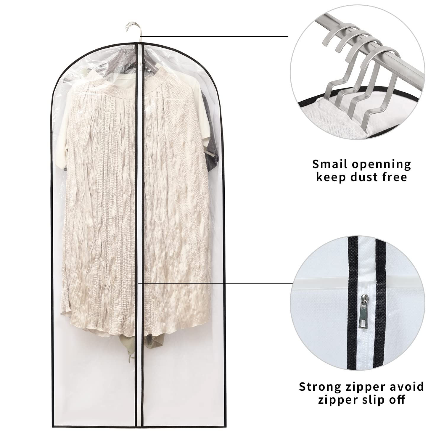 MsKitchen cover features breathable back fabric to protect clothes