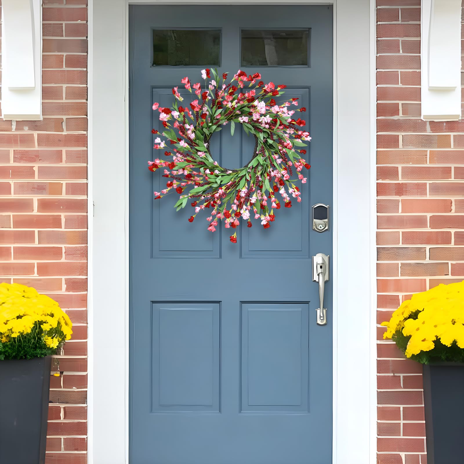 MSMUH wreath designed for indoor-outdoor use on porch or window