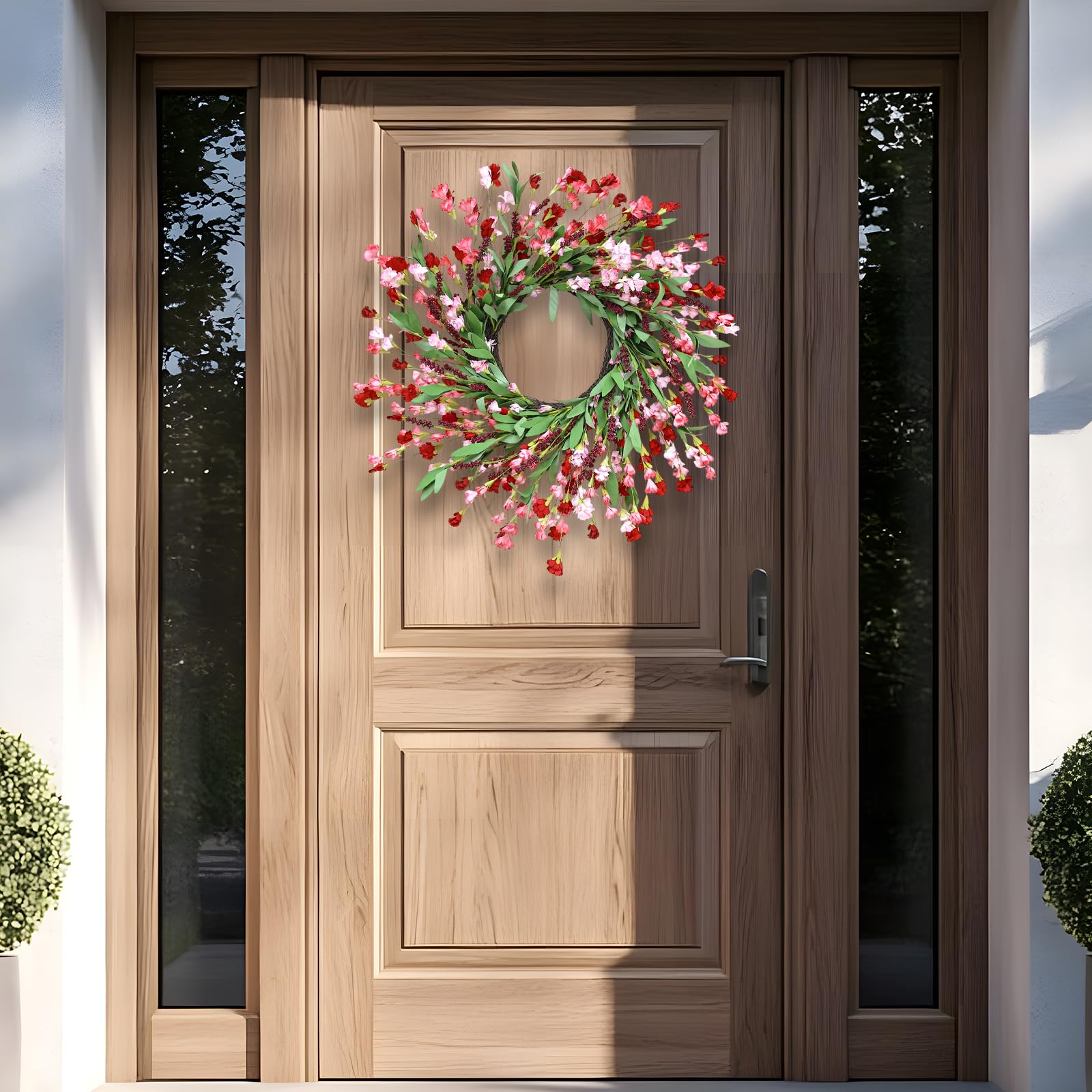 MSMUH wall-display featuring the 24-inch spring wreath