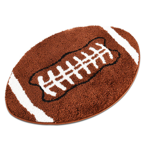 MSYA football rug shows a vibrant field design for lively kid playtime and imagination.