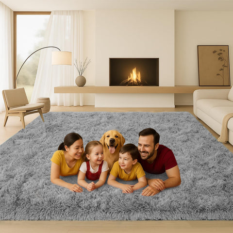 Mtandyx solid gray rug adds modern style to living spaces.