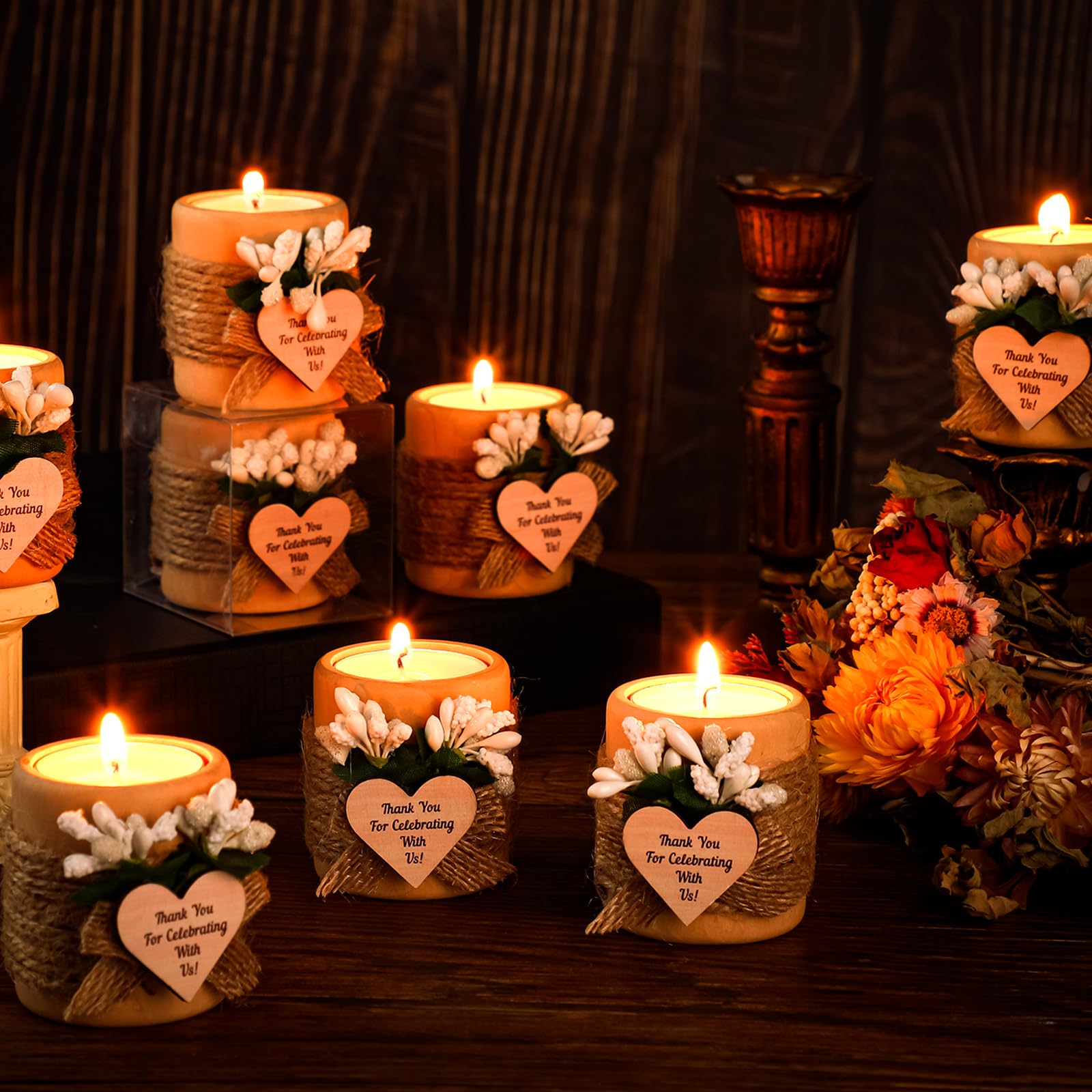 MTLEE first communion tealight holder for ceremony décor.