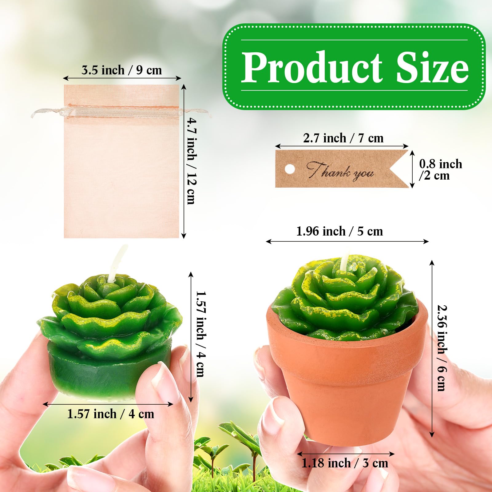 MTLEE mini terracotta holders display natural decor and centerpieces