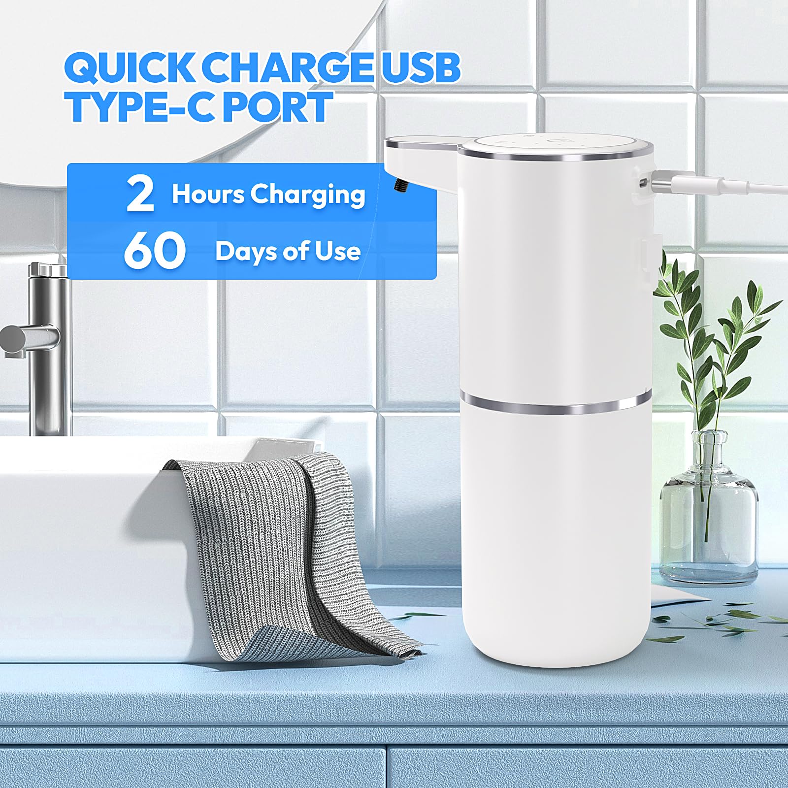 MTYGK soap level window showing clear liquid status for simple refills