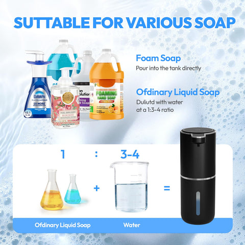 MTYGK dish and hand soap compatibility simplifies use with existing liquids