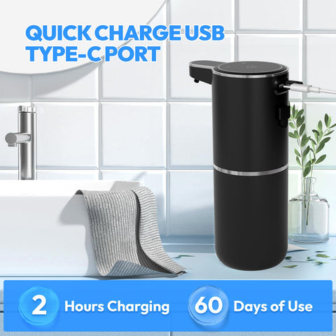 MTYGK foaming dispensing action for quick handwashing