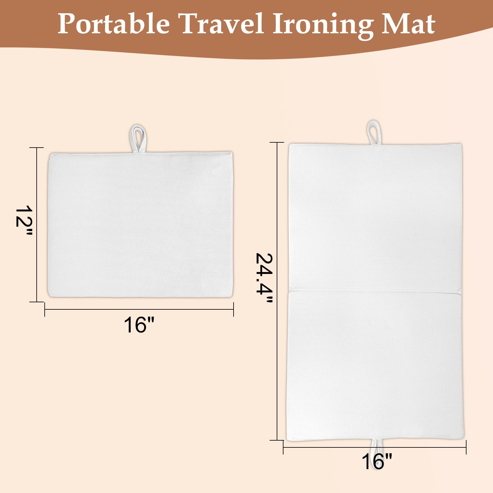 MTZRFLL ironing mat cotton surface close-up showing heat resistance and fabric-friendly texture