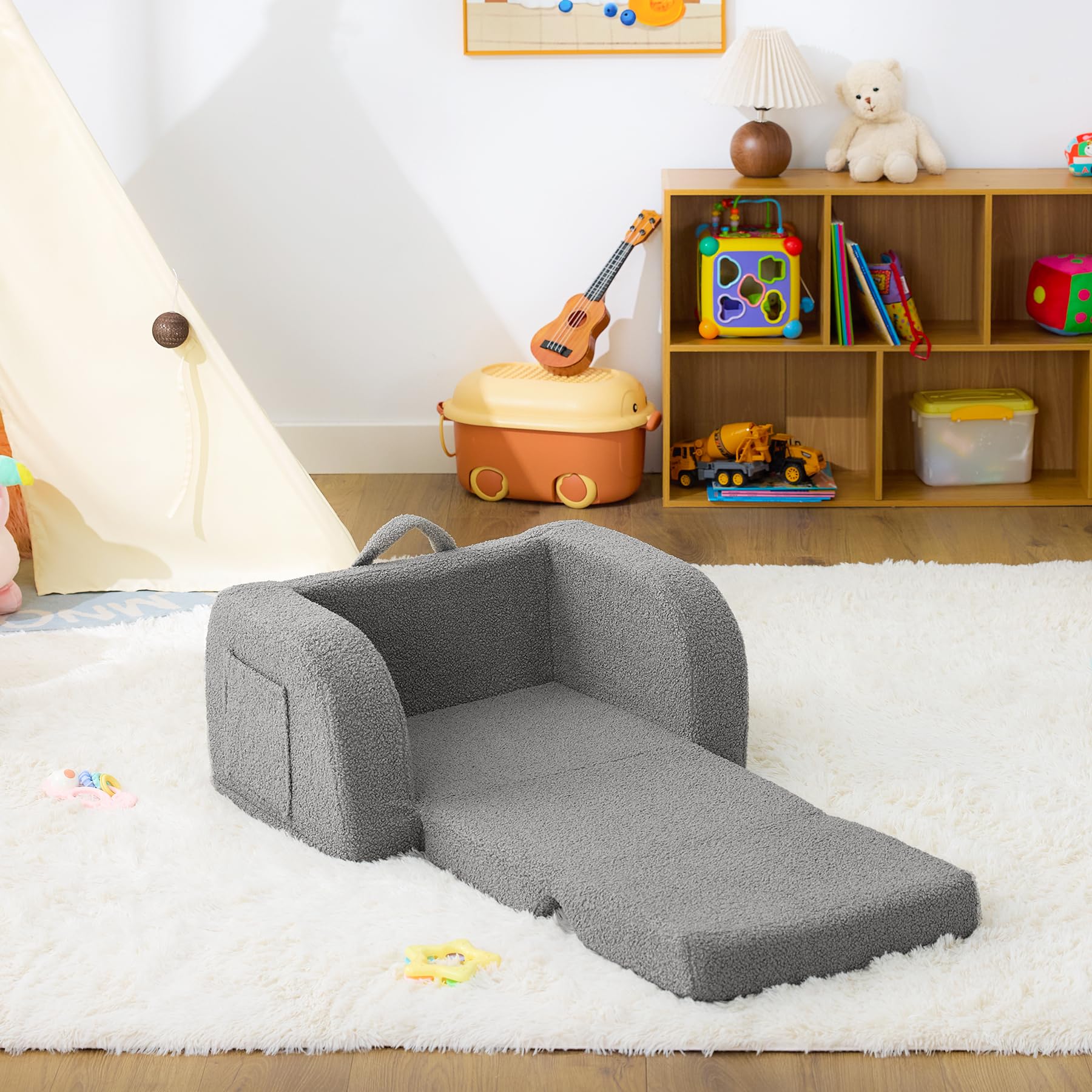 Muamelop washable cover image highlights easy cleaning after playtime.