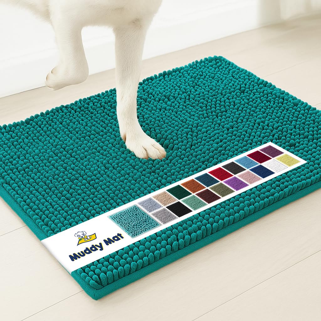 Muddy Mat entryway microfiber absorbent mat keeps floors cleaner