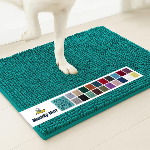Muddy Mat entryway microfiber absorbent mat keeps floors cleaner