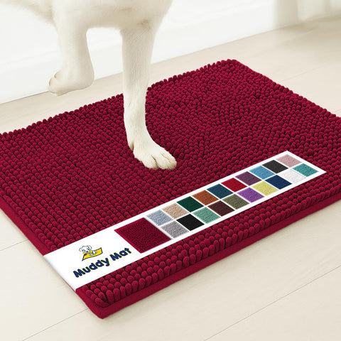 Muddy Mat entryway microfiber mat traps mud and moisture at the door.