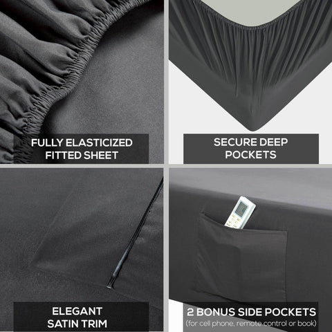 Mueller Home UltraTemp fabric close-up shows soft, breathable fibers.
