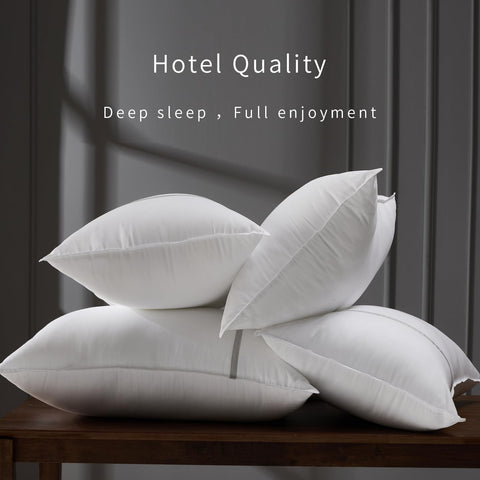 MUFEW hotel-quality pillows deliver thick loft and bounce-back for daily use.
