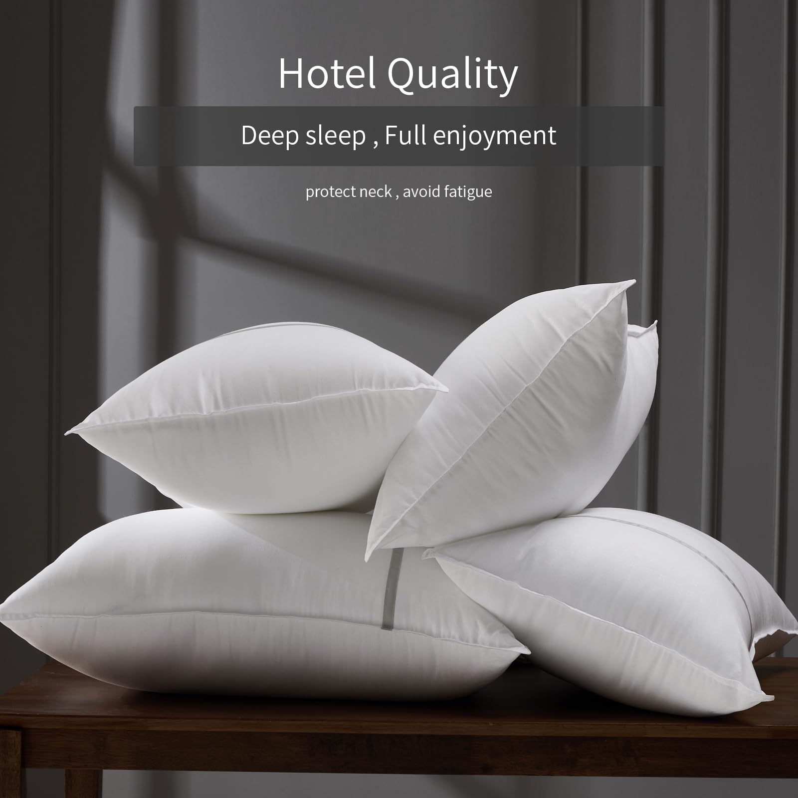 MUFEW cooling cover on pillows with breathable double sided fabric