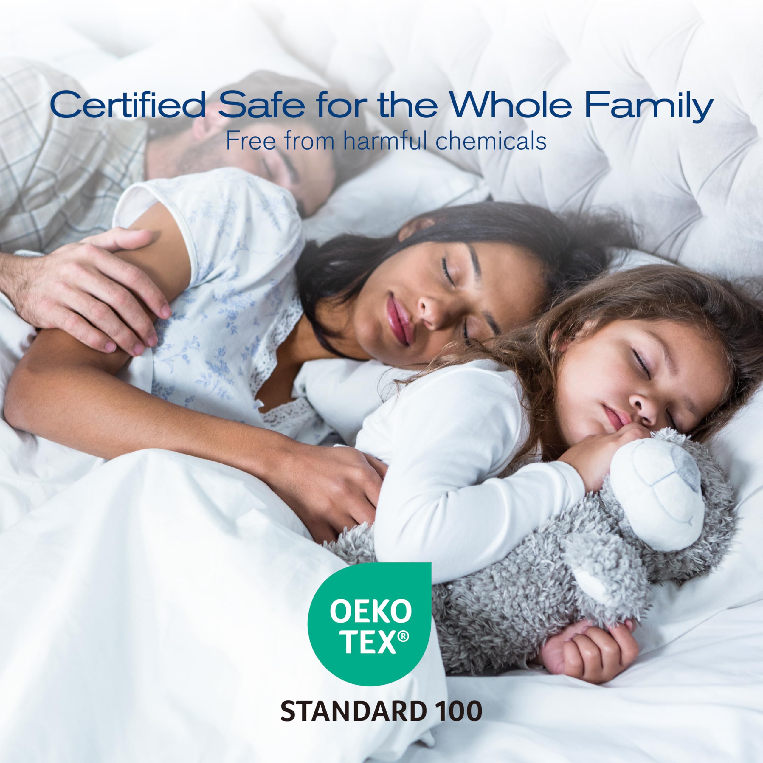 MUFEW Queen Pillows 4-pack with ergonomic neck-shoulder conformance supports alignment