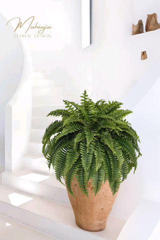 Muhanjia fern dust-cleaning-easy to wipe clean with dry cloth
