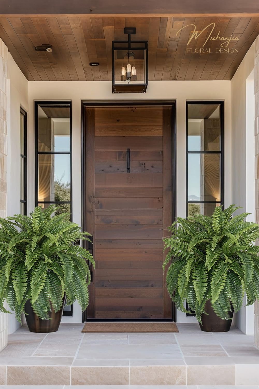 Muhanjia hanging fern outer view suitable for balconies and patios