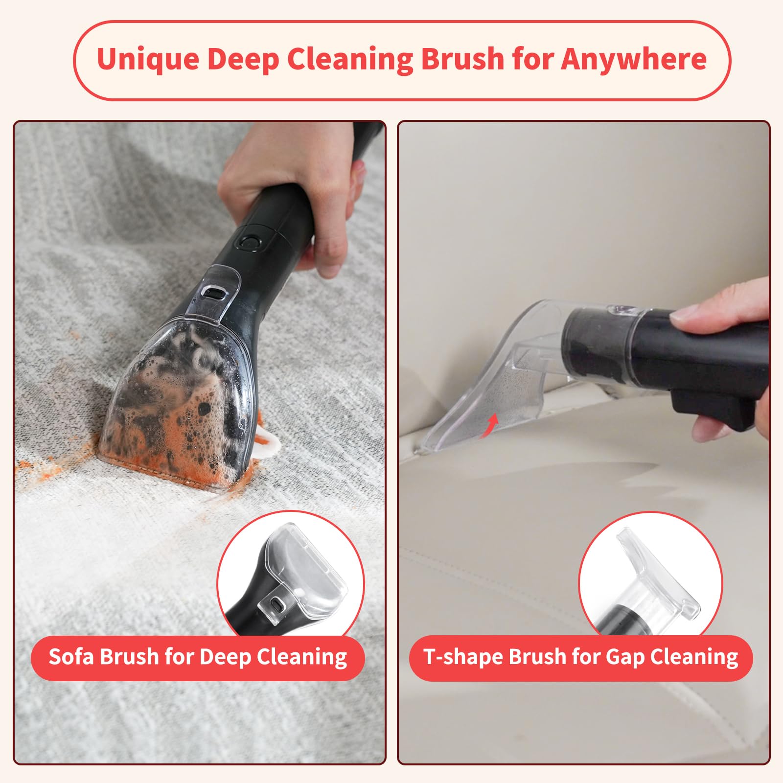 MUJERBAY separate tanks simplify filling and disposal.