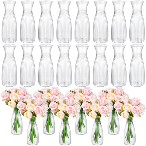 Mumufy bud vase, clear single-stem design for elegant centerpieces