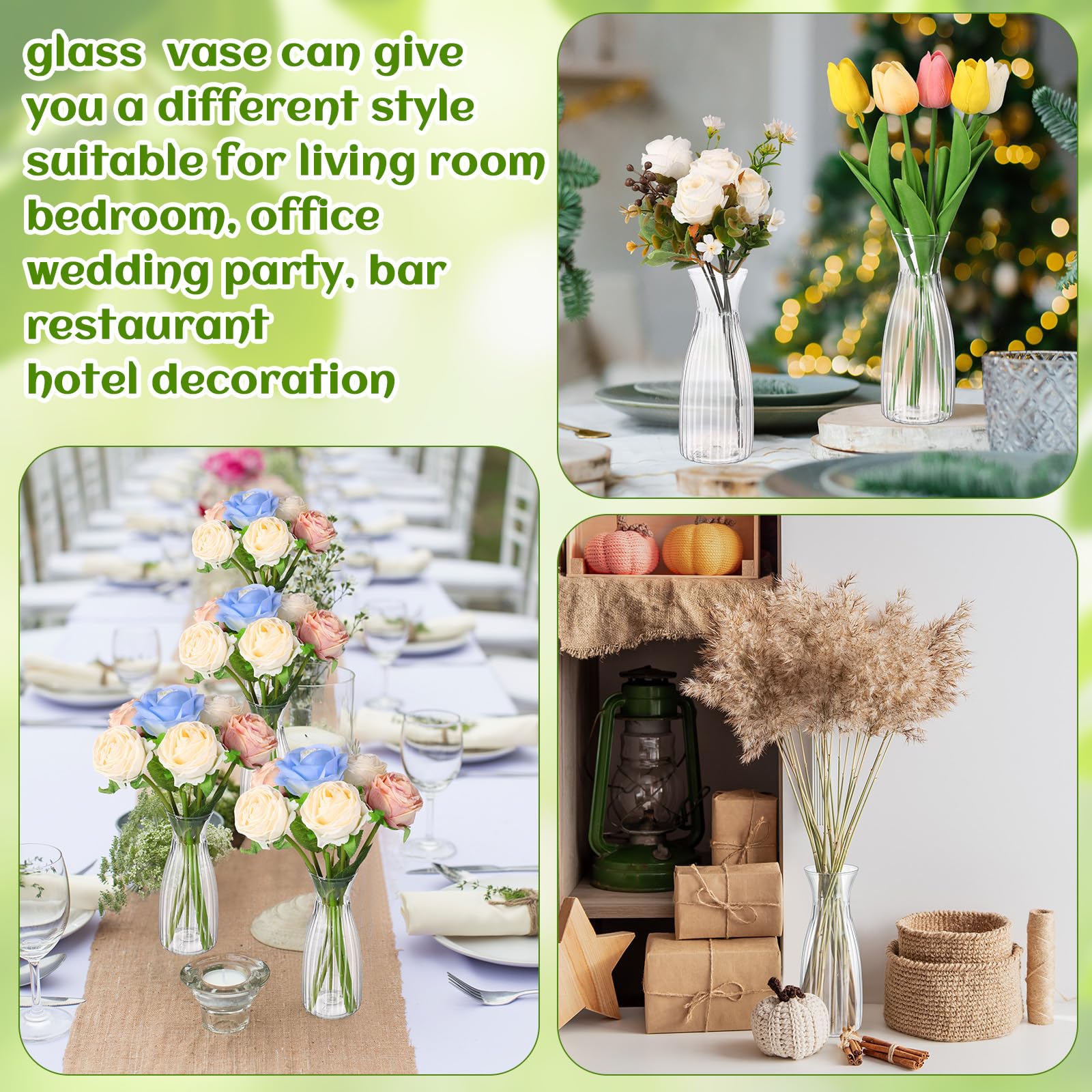 Mumufy home office bud vase for simple, fresh flower displays