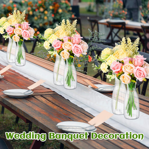 Mumufy wedding table decor vase with a sleek clear look