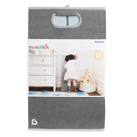 Munchkin Laundry Hamper dimensions roughly 21x13x13 inches for versatile spaces.