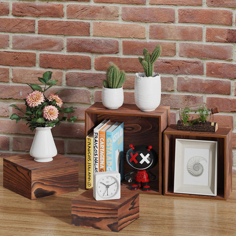 MUNNAR buffet risers 7-inch add height and texture to platters.