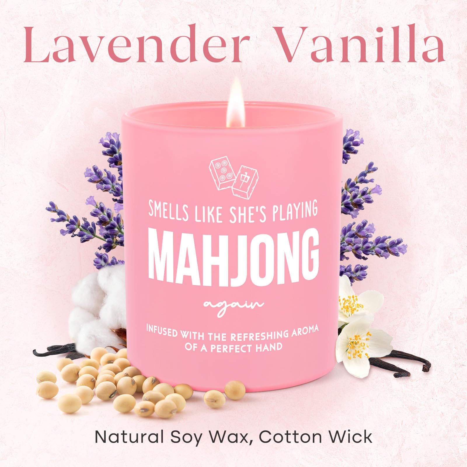 Musaecoin mahjong candle burn-time focus illustrating long-lasting aroma.