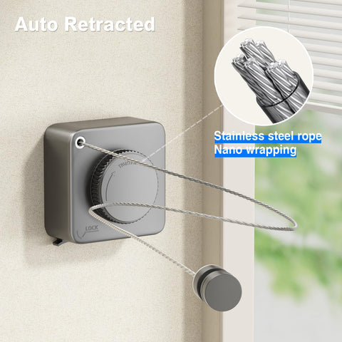 Mustorn 15.1 ft extension provides ample drying space.