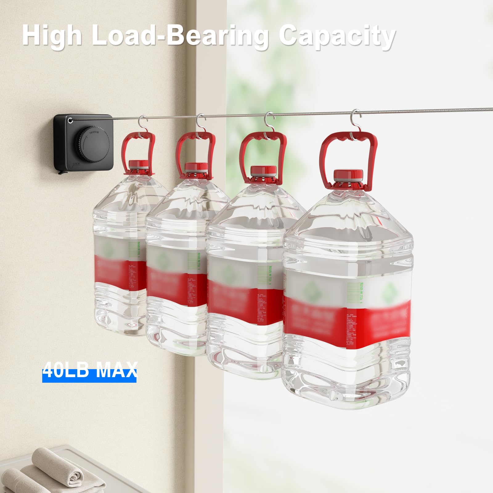 Mustorn space aluminum base ensures sturdy mounting while saving space