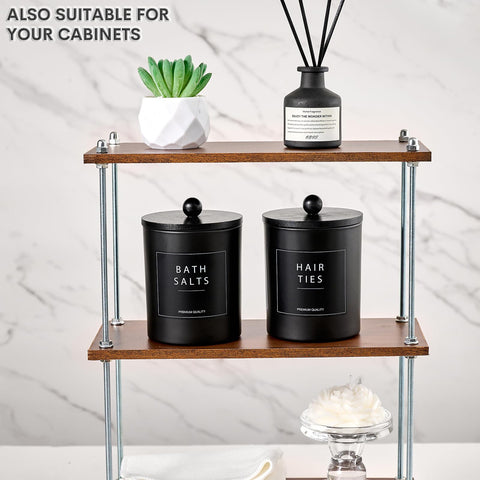 Muveka floss pick container offers easy access and tidy organization.