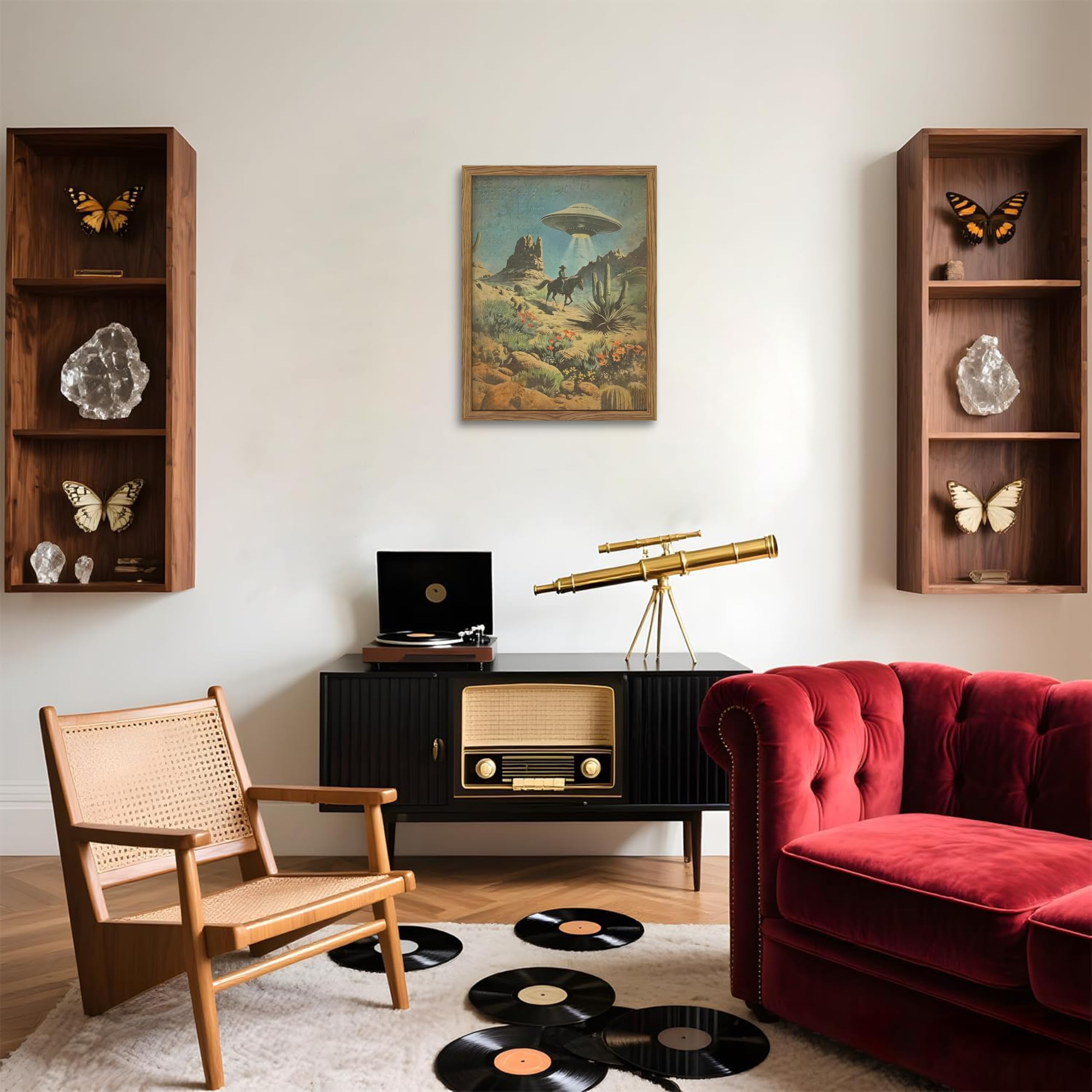 MUWAK ready-to-hang wall art simplifies decor setup in any room.