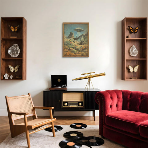 MUWAK ready-to-hang wall art simplifies decor setup in any room.