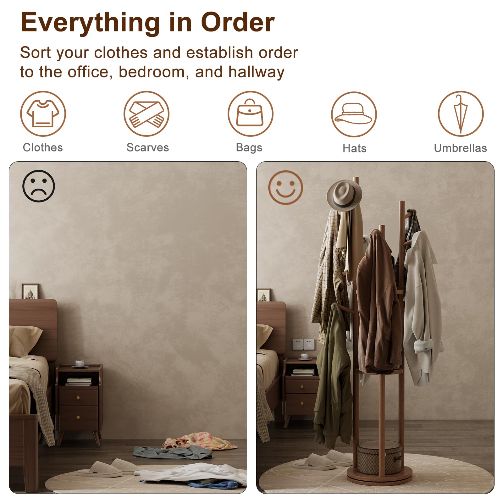 Muwele entryway storage solution blends modern design with functional organization.
