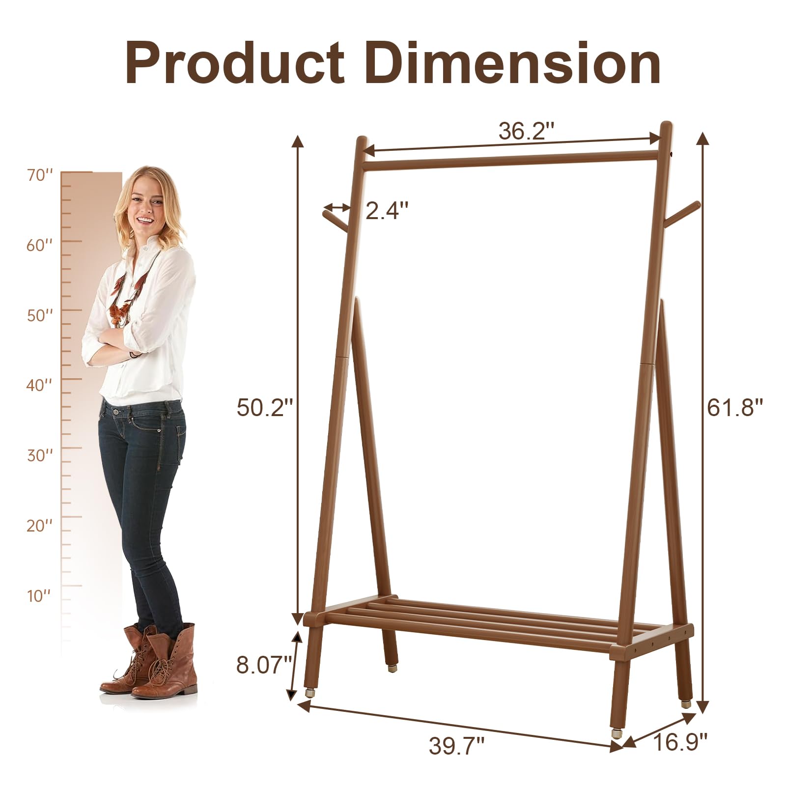 Muwuele assembly-ready rack shows clear setup steps for quick use