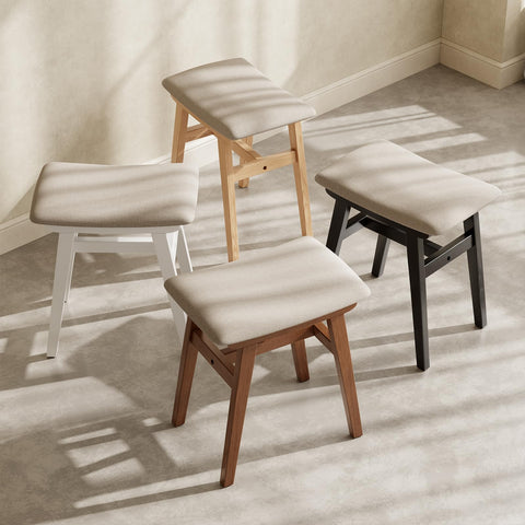 Muwuele vanity stool height 18.5 inches fits tall desks and counters