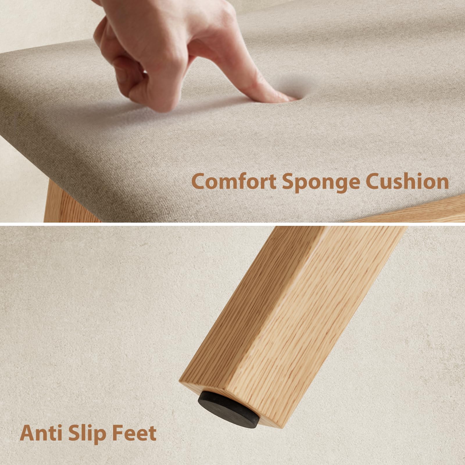 Muwuele vanity stool assembly included for quick setup