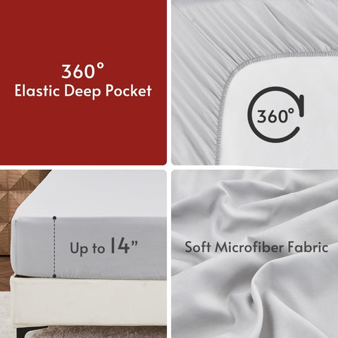 MUXHOMO all-season bed-in-a-bag creates an organized, coordinated bed setup