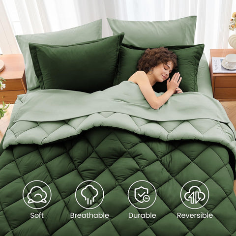 MUXHOMO all-season queen bedding for year-round comfort