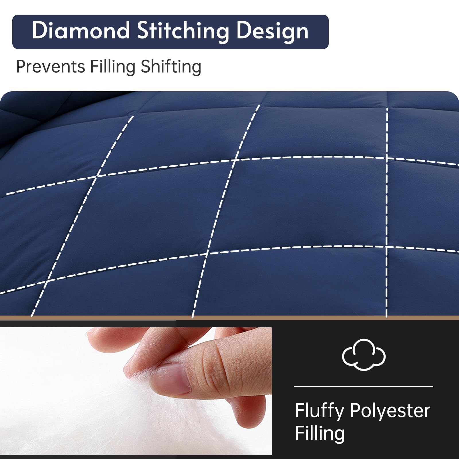 MUXHOMO easy-care bedding for machine wash and quick drying
