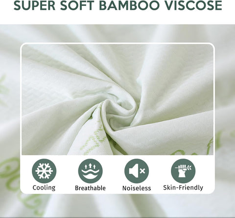 MUXHOMO cooling fabric texture provides a soft, cool feel for night comfort.