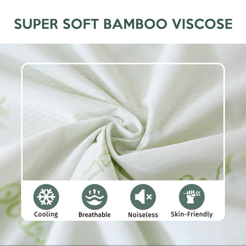 MUXHOMO deep-pocket stretch-fit demonstrates secure 8 to 21 inch mattress compatibility.
