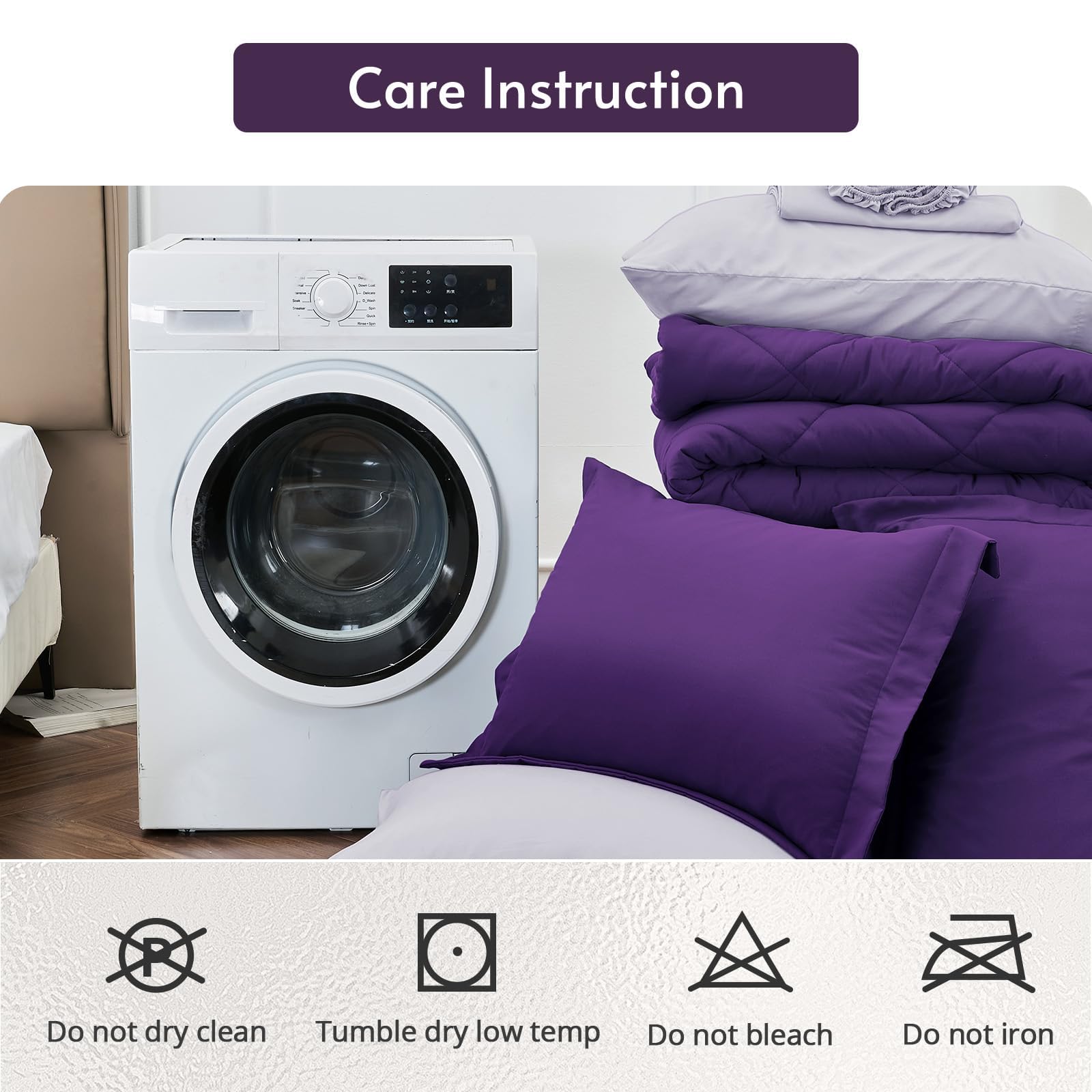 MUXHOMO easy-care fabric is machine washable for simple maintenance