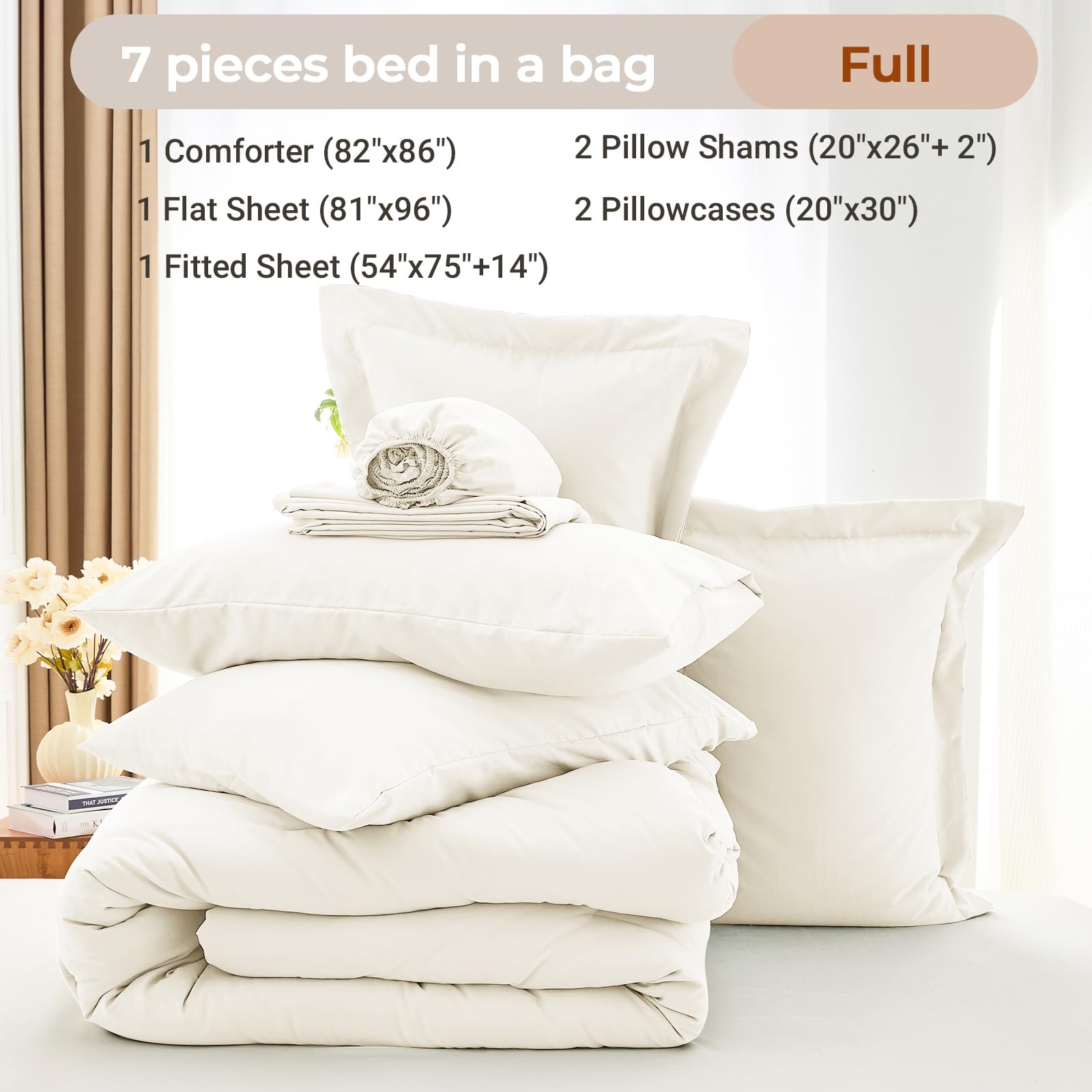MUXHOMO fitted sheet with 14-inch pocket fits most mattresses securely.